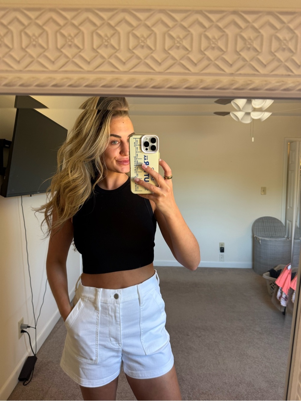 Zara Black cropped sweater top - Picture 4 of 8